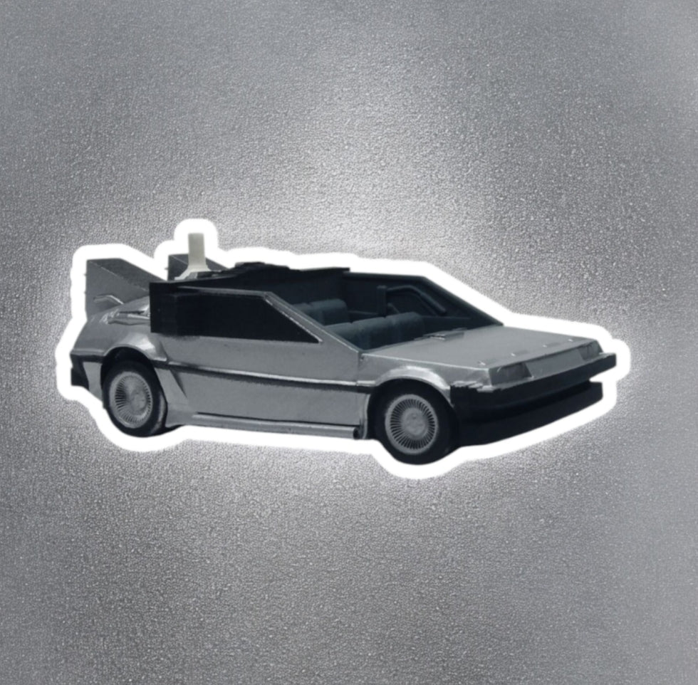 “8 Seater Time Machine resin toy by Cremated Plastic Toys – Back to the Future ride replica”