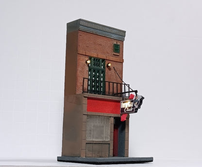 Kitty Kat Club Facade Modular Miniature
