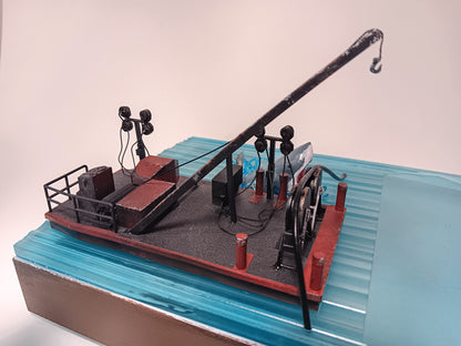 Shark Attack Barge-Ride Vehicle Playset