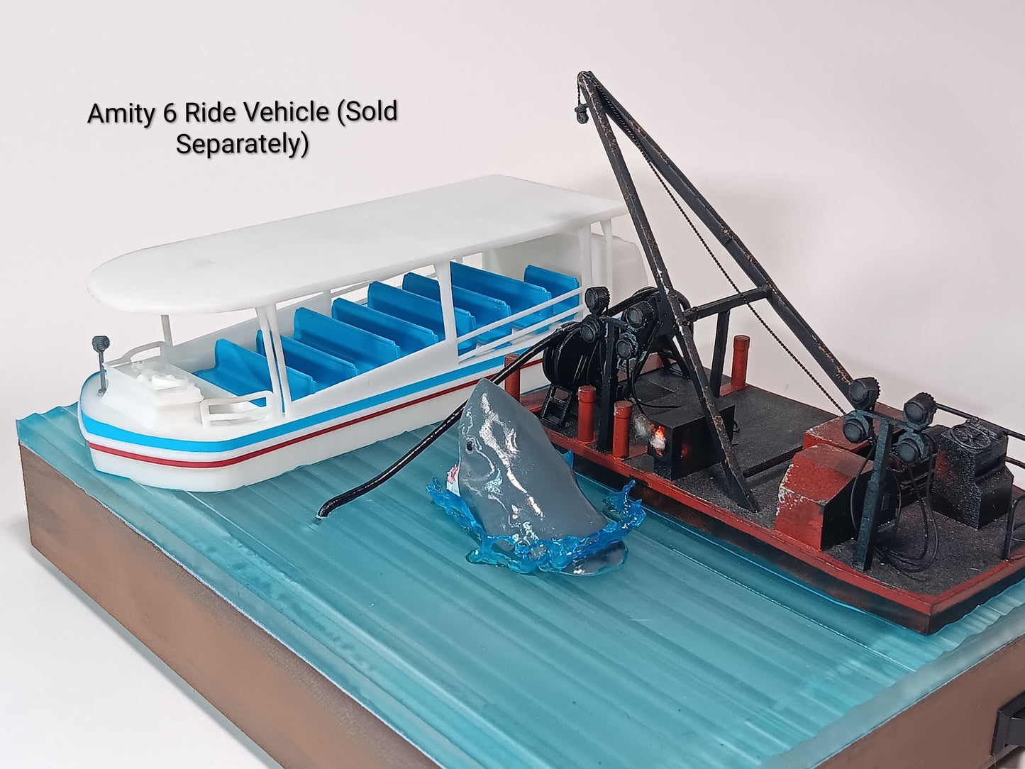 Shark Attack Barge-Ride Vehicle Playset