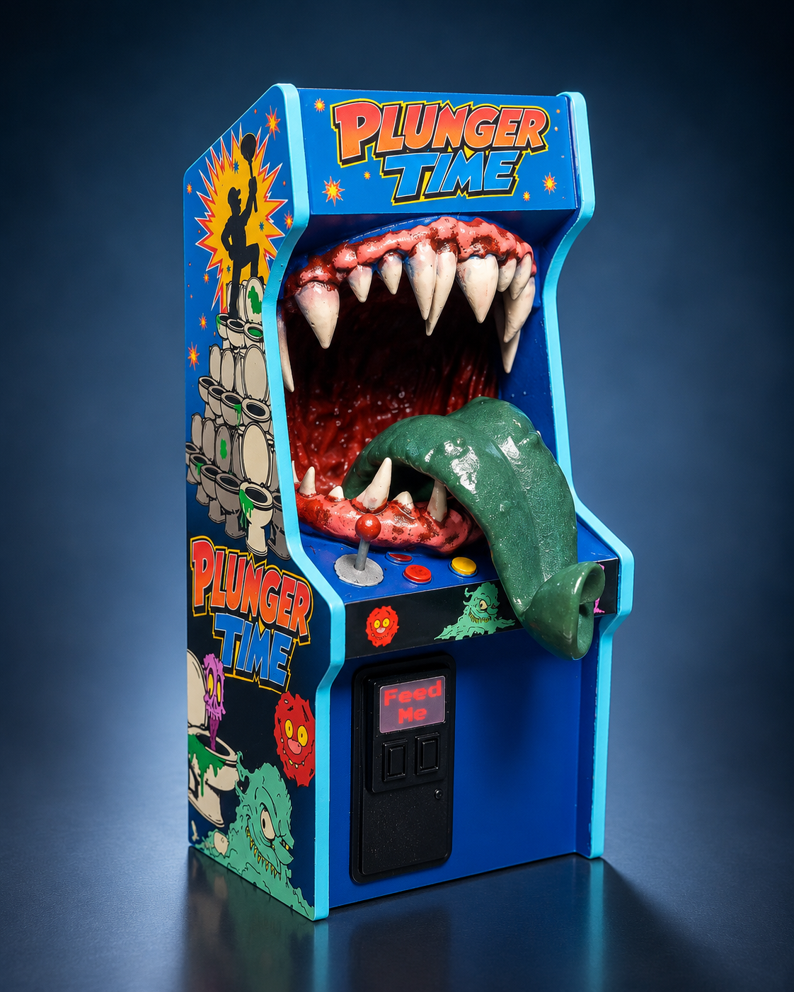 Killer Arcades: Plunger Time – Monster Arcade Cabinet Art Collectible