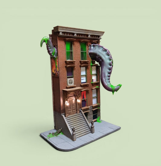 The Brownstone on Clarke St. Original Miniature