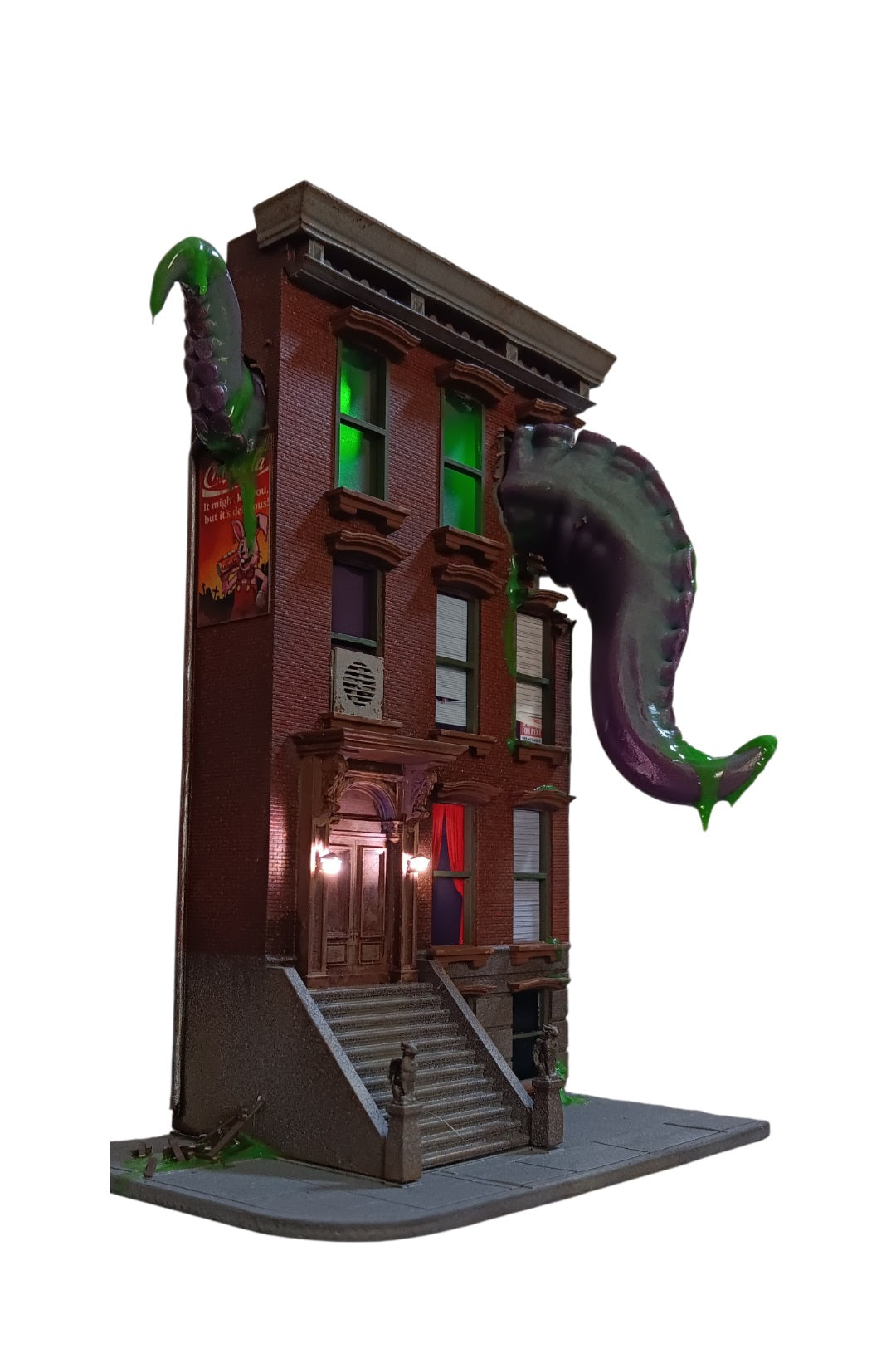 The Brownstone on Clarke St. Original Miniature