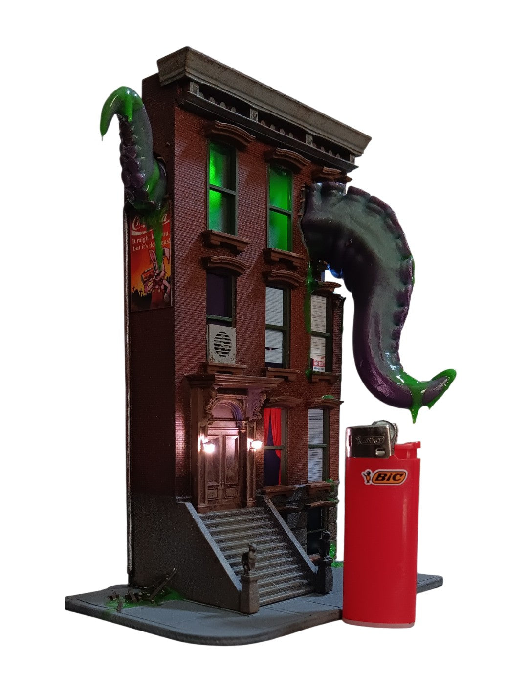 The Brownstone on Clarke St. Original Miniature