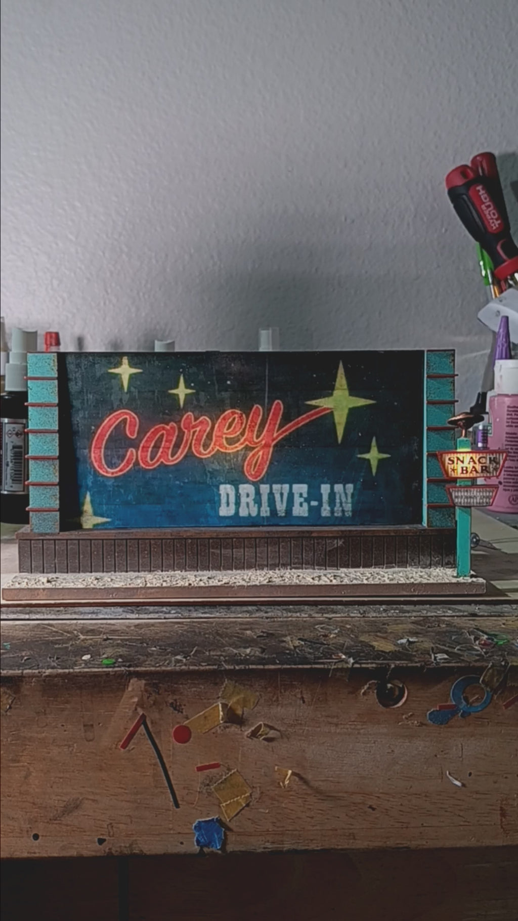Horror-Drive-In Miniature