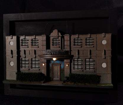 Shadybrook Asylum- “PSYCHO     SCAREAPY” Horror Nights Tribute Miniature